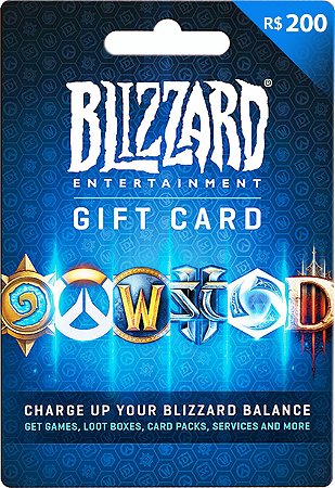 Cartão Blizzard Battle.Net R$ 200 Reais [PROMO MW]