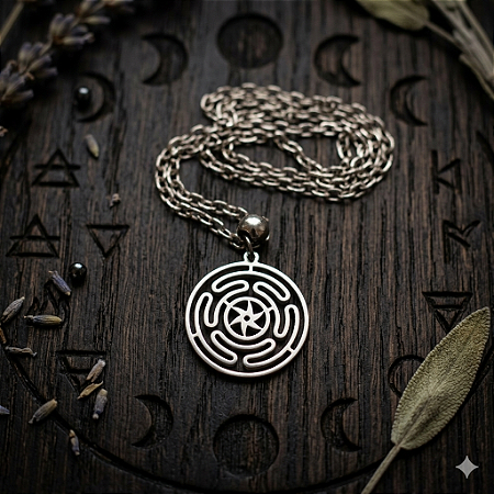 Pingente Roda de Hecate (Strophalos)