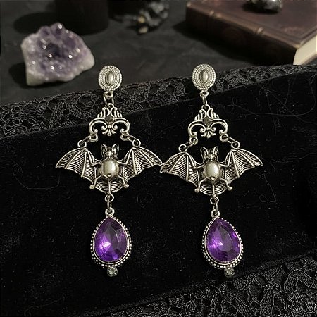 Brinco Lady Dracula - Roxo