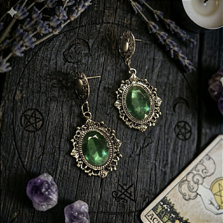 Brinco Raven - Verde