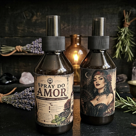Spray com ervas naturais para o amor proprio