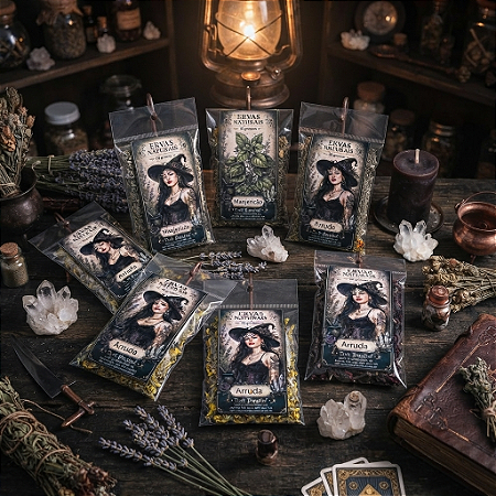 Erva natural desidratada / Curio herbal (Escolha a sua)