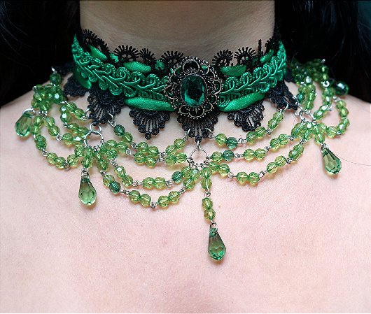 Gargantilha Green Lady