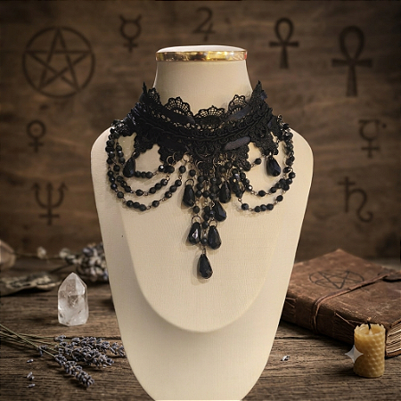 Gargantilha Traditional goth