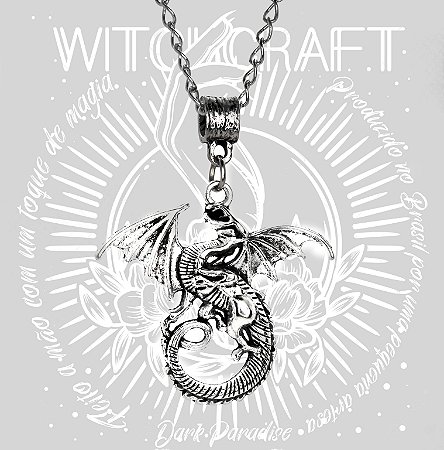 Pingente dragão mágico