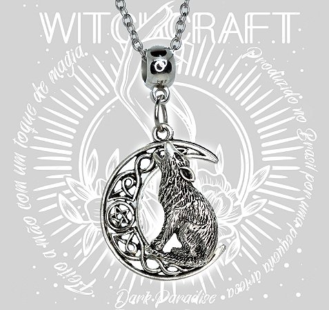 Pingente solitary wolf