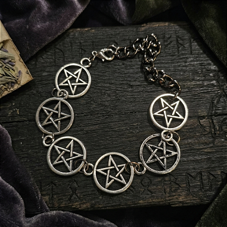 Pulseira pentagramas