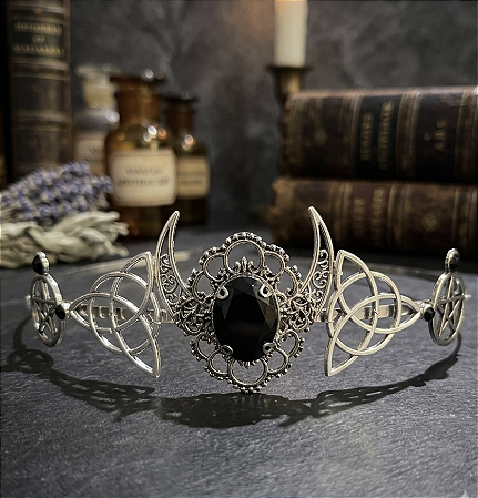 Circlet / diadema Harvest moon - preto