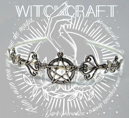 Circlet / diadema pentagram arabesc