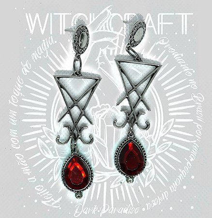 Maxi Brinco "Luxury Sigil" - Vermelho