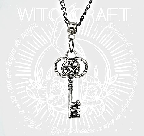 Pingente HECATE KEY- pentagrama