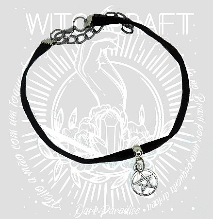 Choker Amuleto Pentagrama