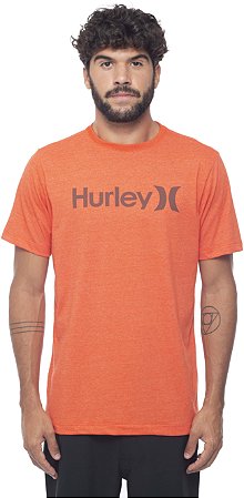 Camiseta Hurley HYTS010288 Solid Mescla Vermelho