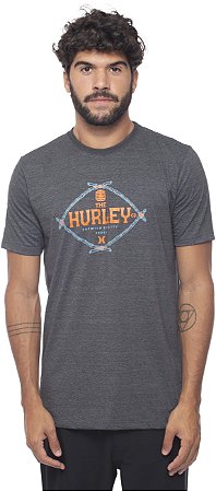 Camiseta Hurley HYTS010314 Bamboo Mescla Perto