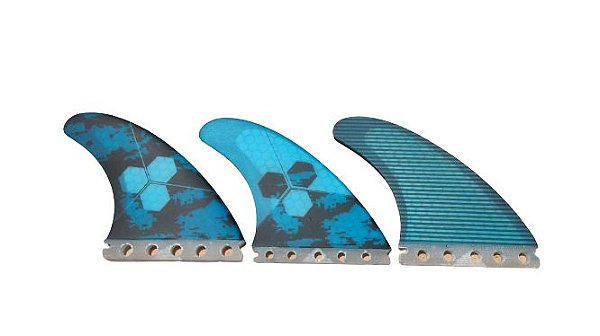 Quilhas Fibra 6pes Future Azul