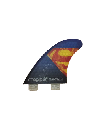 Quilhas Fibra Magic Fins Speed M Superman