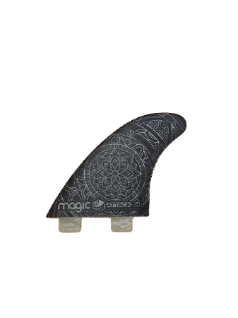 Quilhas Fibra Magic Fins Speed M Mandala Preto