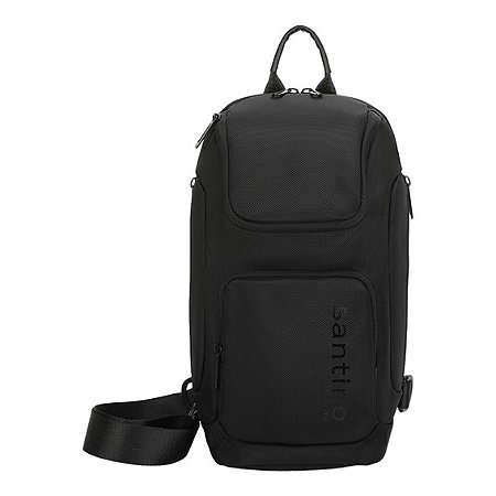 Mochila Santino SAN273U01 Transversal Preto
