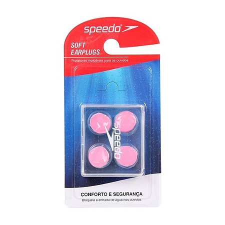 Protetor Ouvido Speedo Soft Earplug Rosa