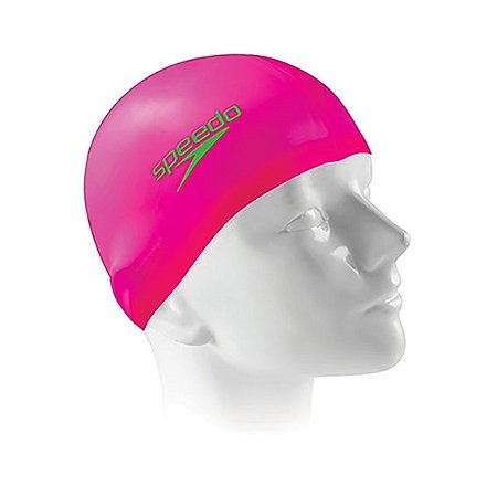 Touca Speedo Flat Swim Cap Rosa Neon