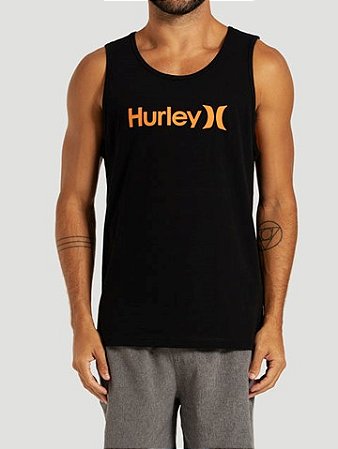 Regata Hurley HYTS070175 Solid Preto Laranja