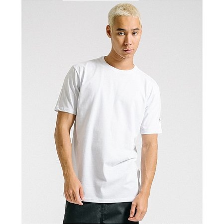 Camiseta Volcom VLTS010571 Branco Solid Stone