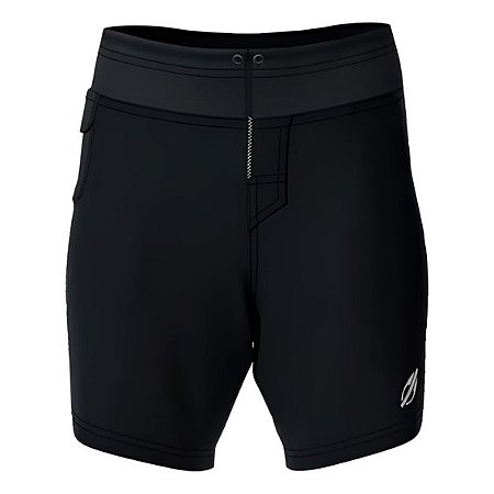 Bermuda Mormaii Flexxxa Pro Due Linee Preto Longa