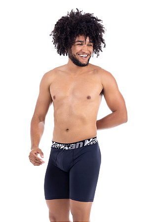 Cueca boxer masculina adulto sport ciclista microfibra kit com 02 Unidades
