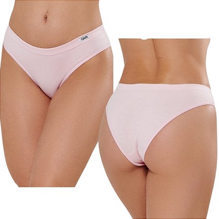 Calcinha feminina tanga algodão kit 02 unidades