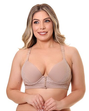 Sutiã Nadador Plus Size com Ziper Copa b
