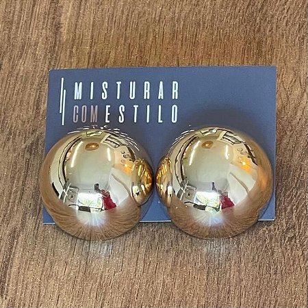 Brinco Bolão - GG - Dourado