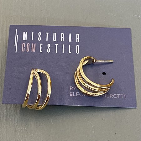 Argola Mirian - Dourada