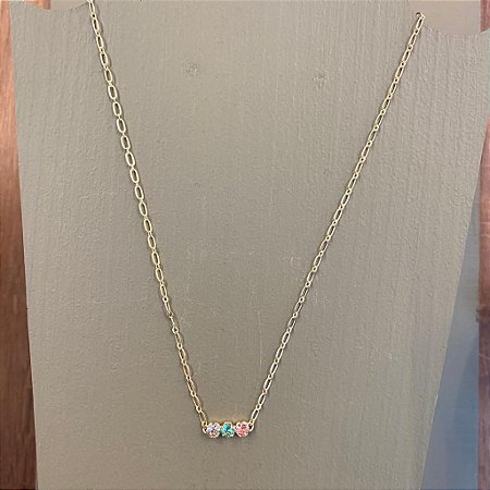 Colar Ponto De Luz Triplo - Infantil