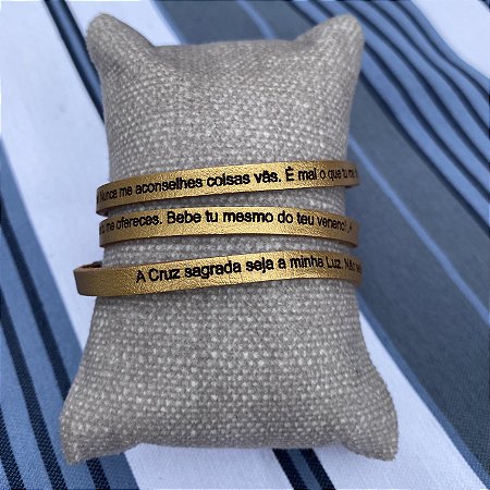 Pulseira de Couro - São Bento