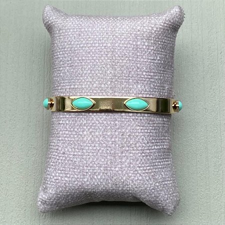 Bracelete Lam - Turquesa