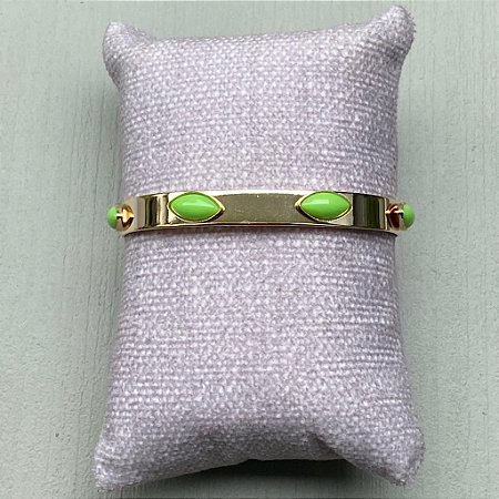 Bracelete Lam - Verde Limão