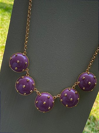 Colar Ibiza - Roxo