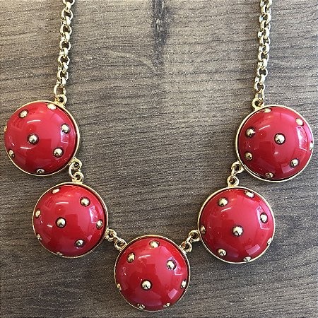 Colar Ibiza - Vermelho