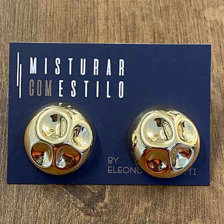 Brinco Bolão Amassado - M