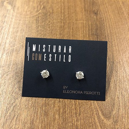 Solitário De Zirconia - M - Ródio