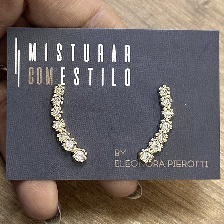 Ear Cuff Sete Zircônias