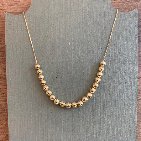 Chocker Esferas Soltas - Curto