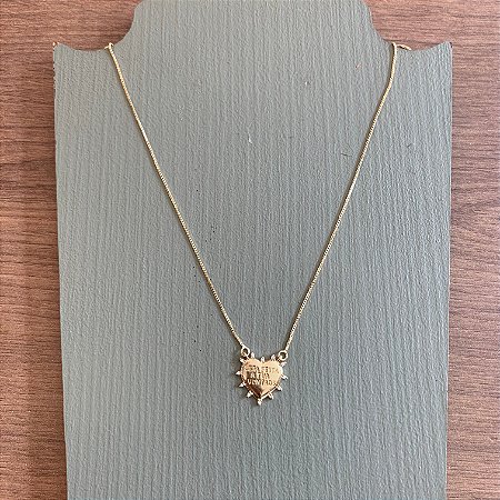 Colar Seja Feita A Sua Vontade - Dourado