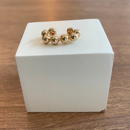 Piercing Esferas - M - Dourado