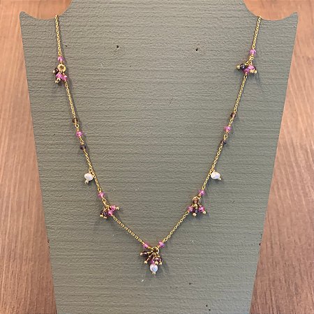 Colar Cacho Com Pérolas