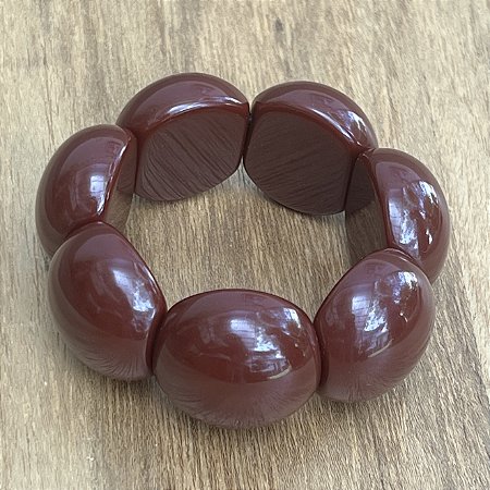 Bracelete de Bolas de Resina - Barolo