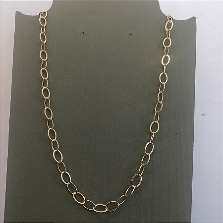 Choker Oval - Dourada