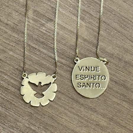 Escapulário Vinde Espirito Santo
