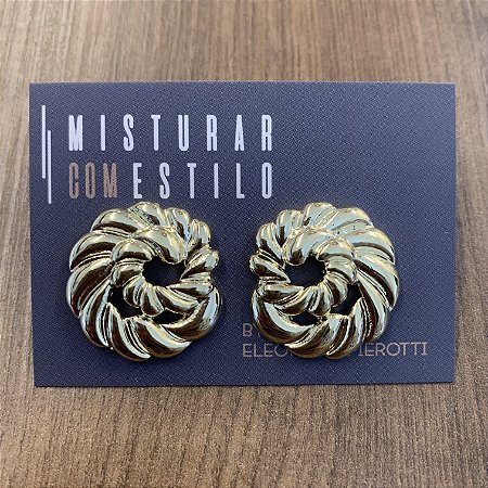 Brinco Caracol - Dourado