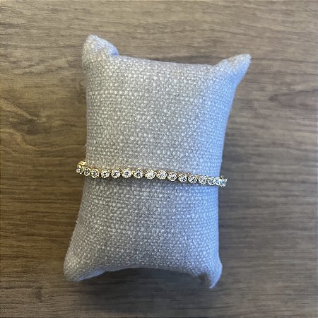 Pulseira Riviera - G - Dourada